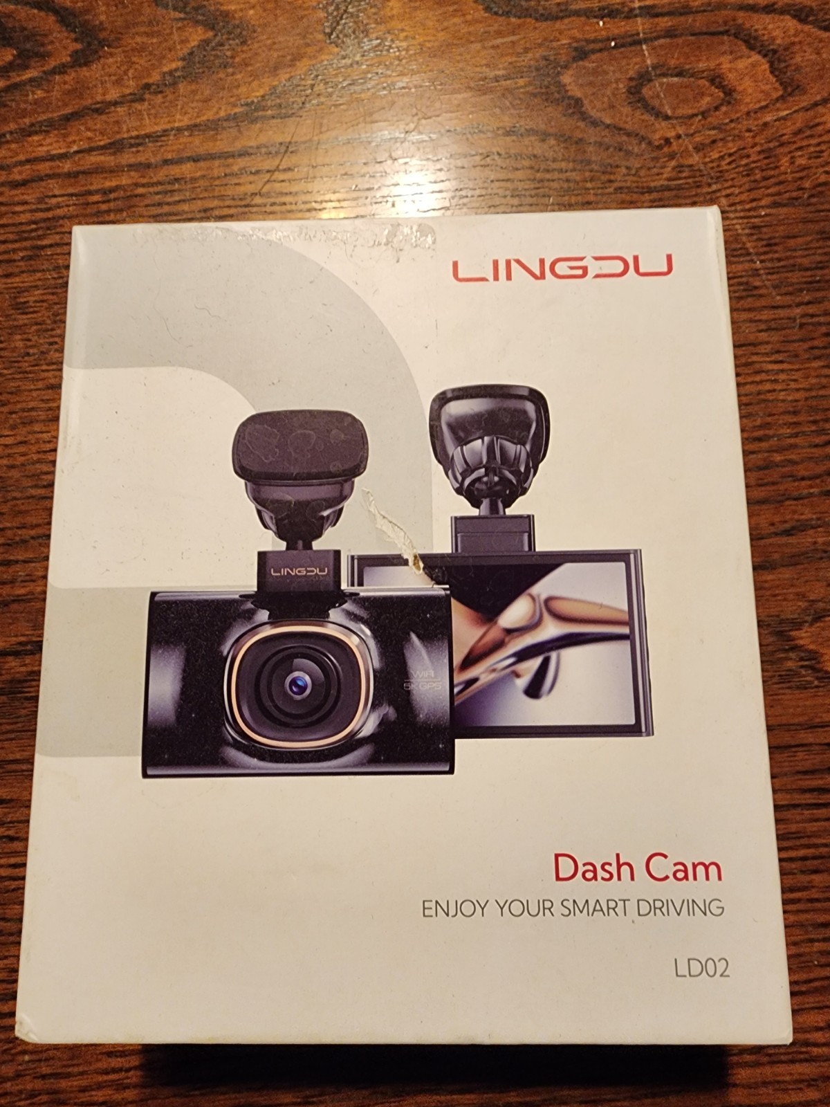 Lingdu LD02-Lite Dual Channel Dash cam 4K front 1080p rear, WiFi, GPS