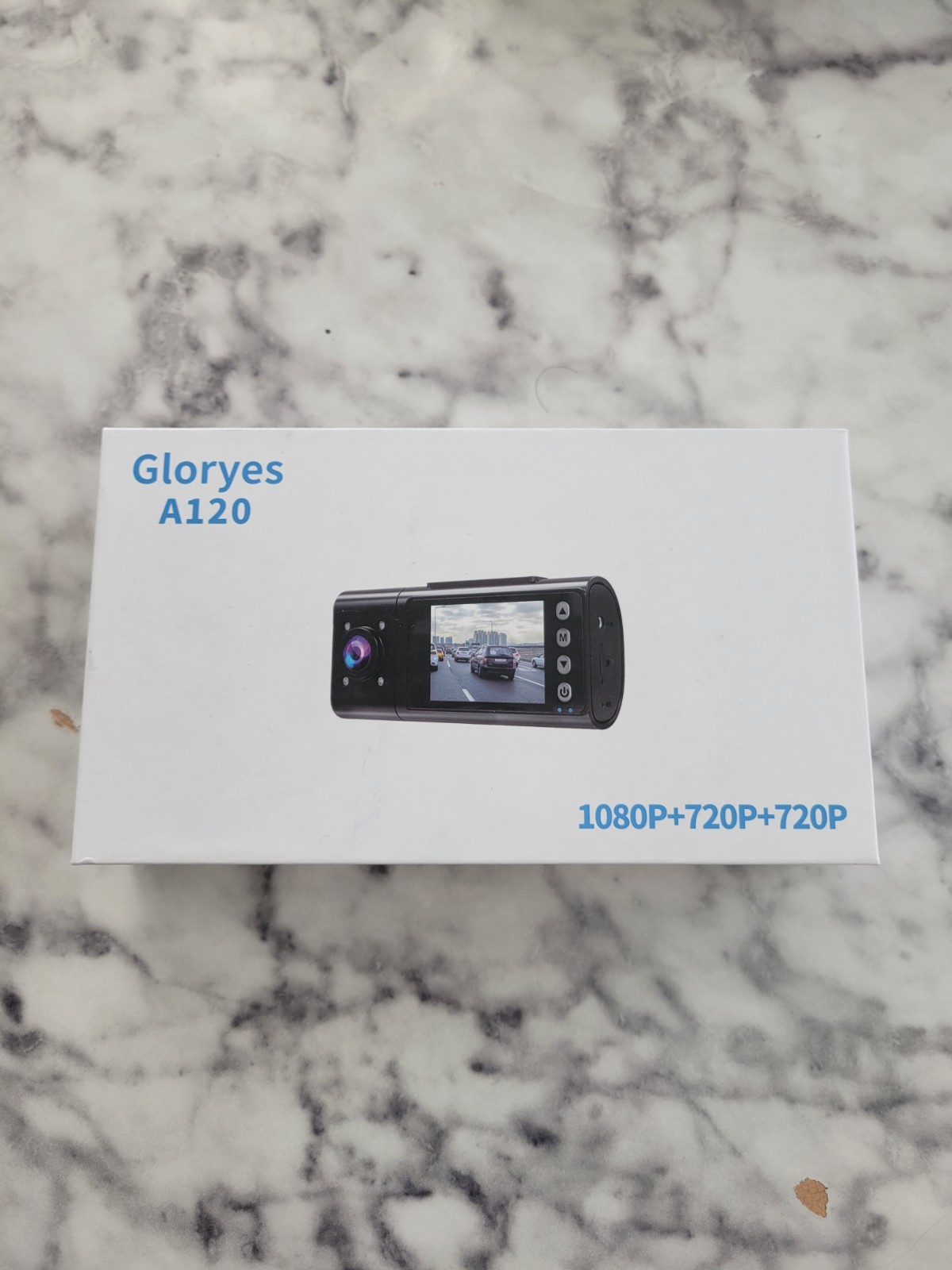 Gloryes A120 Black USB Parking Monitor Dual Dash Camera For Cars
