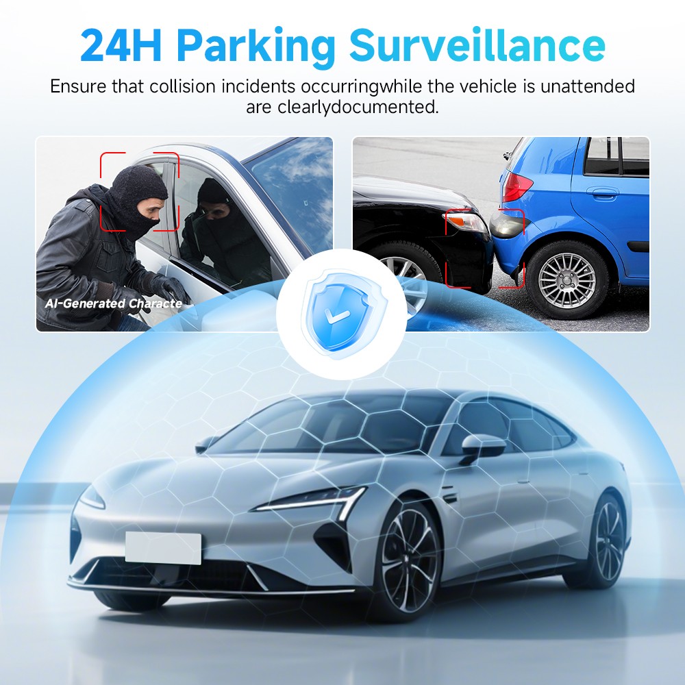 2/3/4 Channel 1080P Car Dash Cam Front Rear Inside Left Right +Camera +Wifi NEW