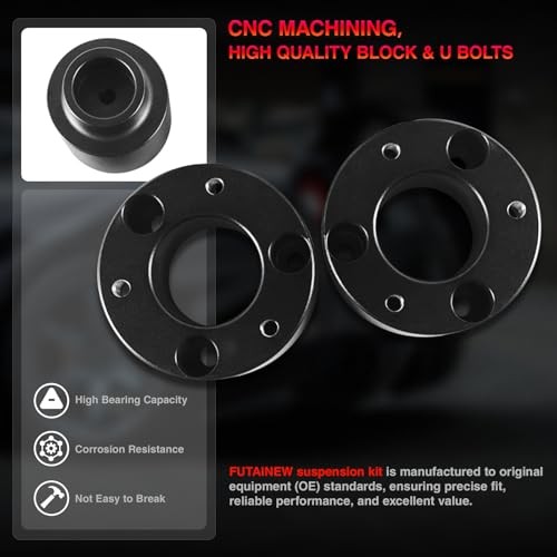 3″ Front and 2″ Rear Leveling Lift Kits for Dodge Ram 1500 2009-2024 4X4 4WD,
