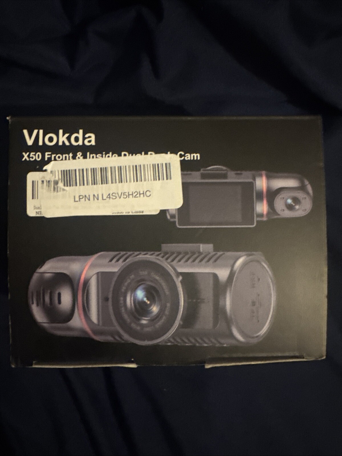 Vlokda X50 Dual Dash Cam 1080p FHD Front Inside Parking