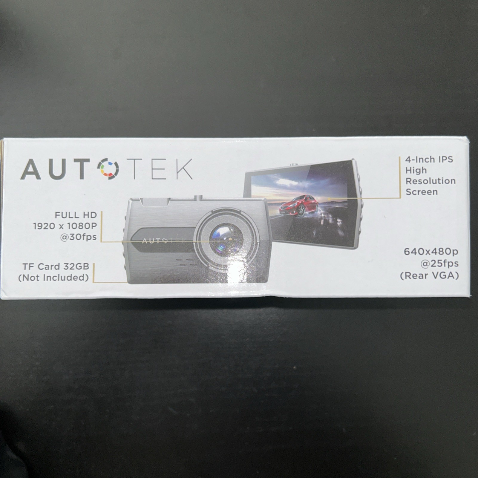 Autotek Full HD 1080p Wide Angle Dash Car Camera