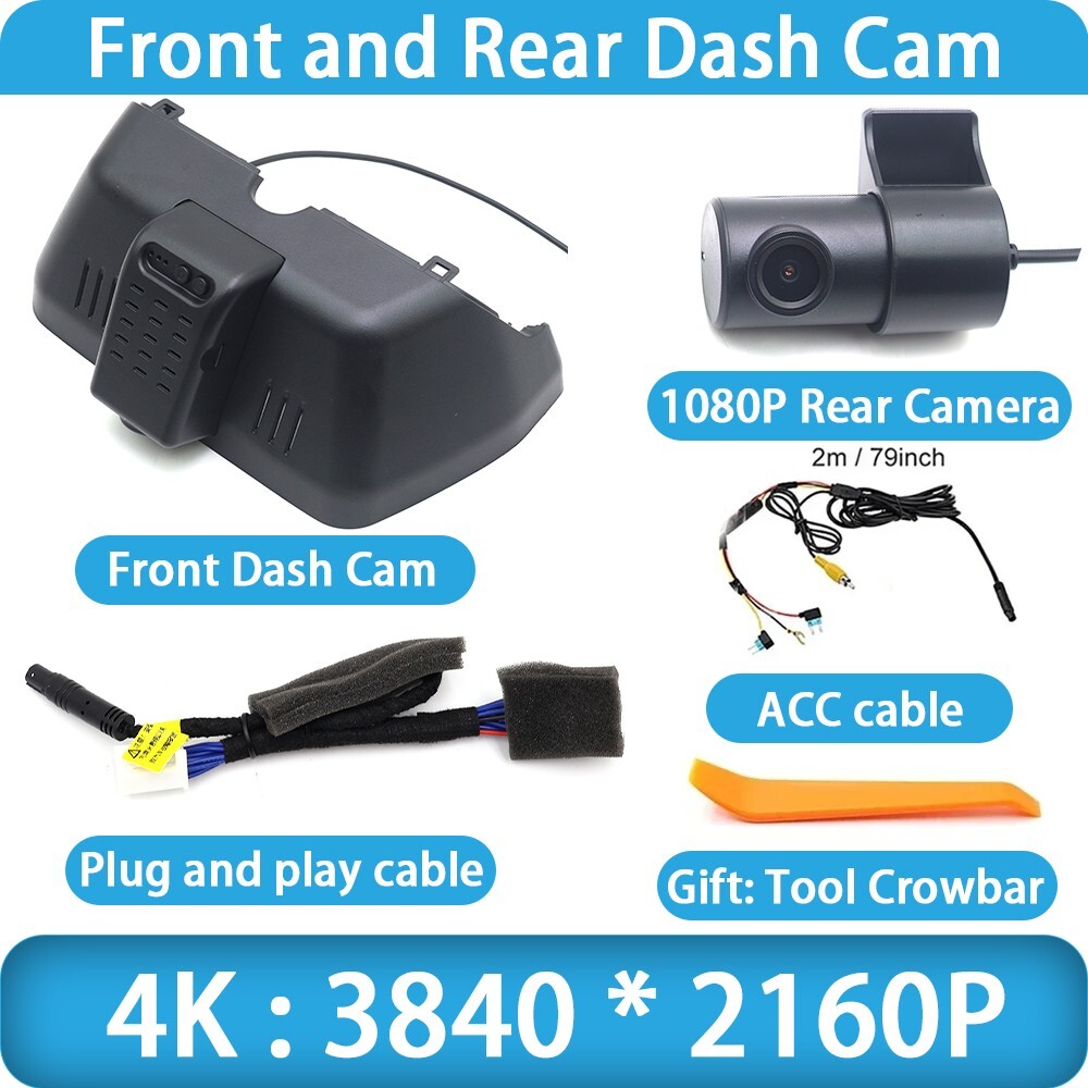 4K HD DVR Dash Cam Camera for Toyota Land Cruiser Prado 250 LC250 J250 2024 2025