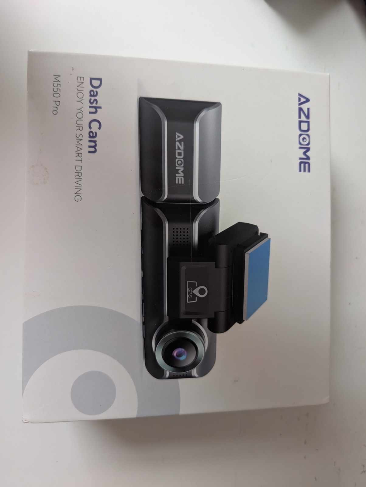 AZDOME M550 Pro Dash Cam 4K+1080P Front/Rear WiFi GPS Not Working for Parts