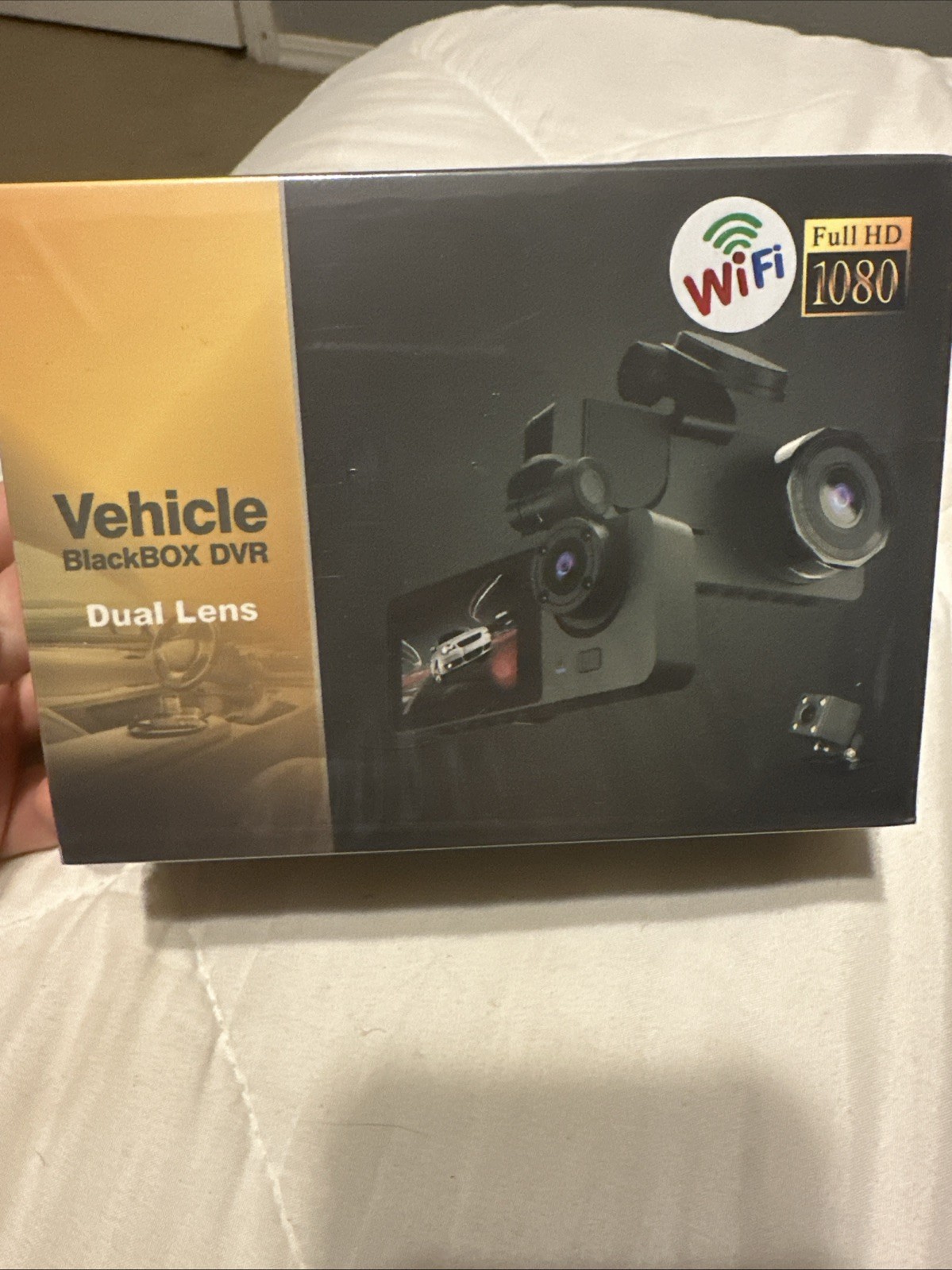 Three Channels 4K Dash Cam 8MP HD Cameras Video 2.0″ Display 32gb Storage