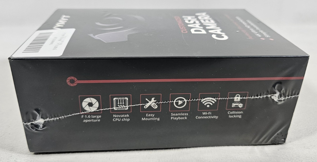 For Ford F-Series 2018-2026 4K Dash Cam Custom Fit WiFi App 64GB SD Card Loop