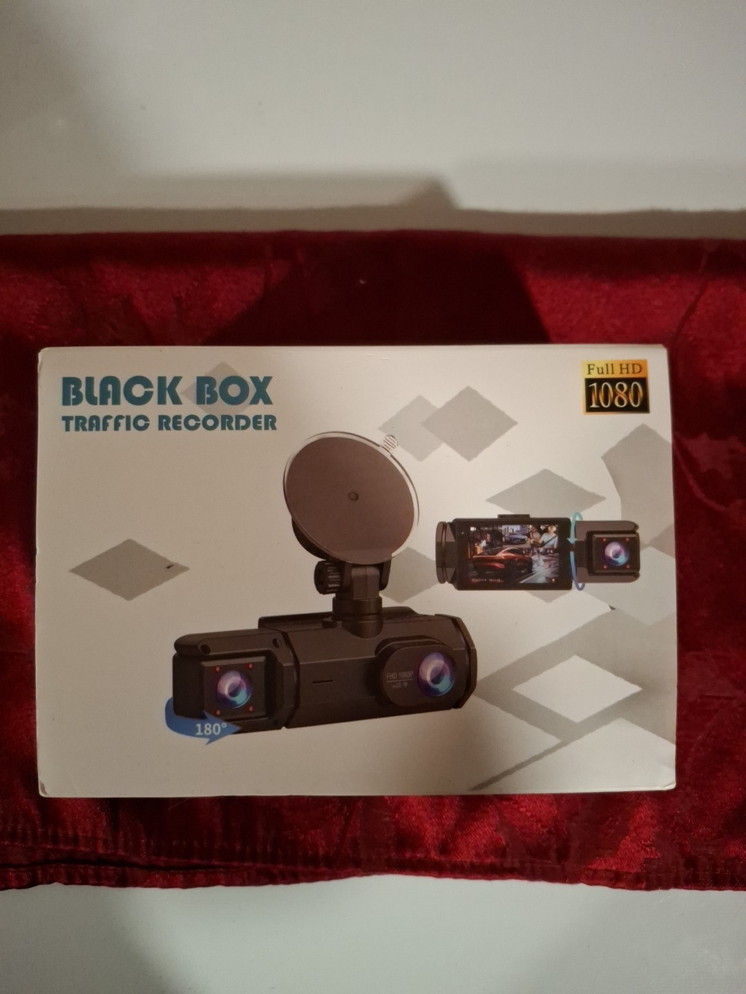 Black Box Traffic Recorder Rearview Mirror Dual Channel Recorder.