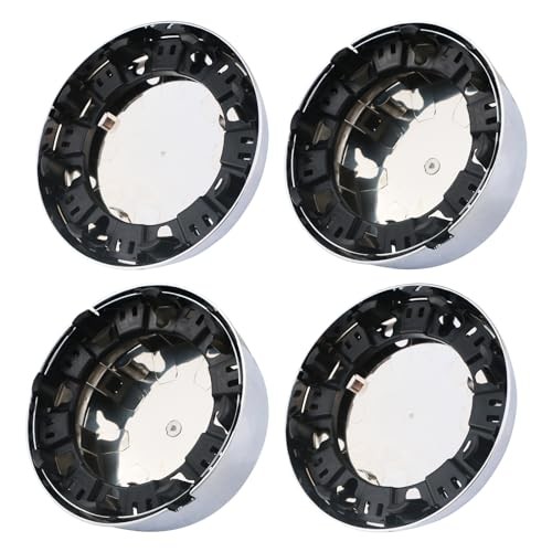 TQPONLY Dually Wheel Center Caps Covers Chrome | Compatible with Front&Rear
