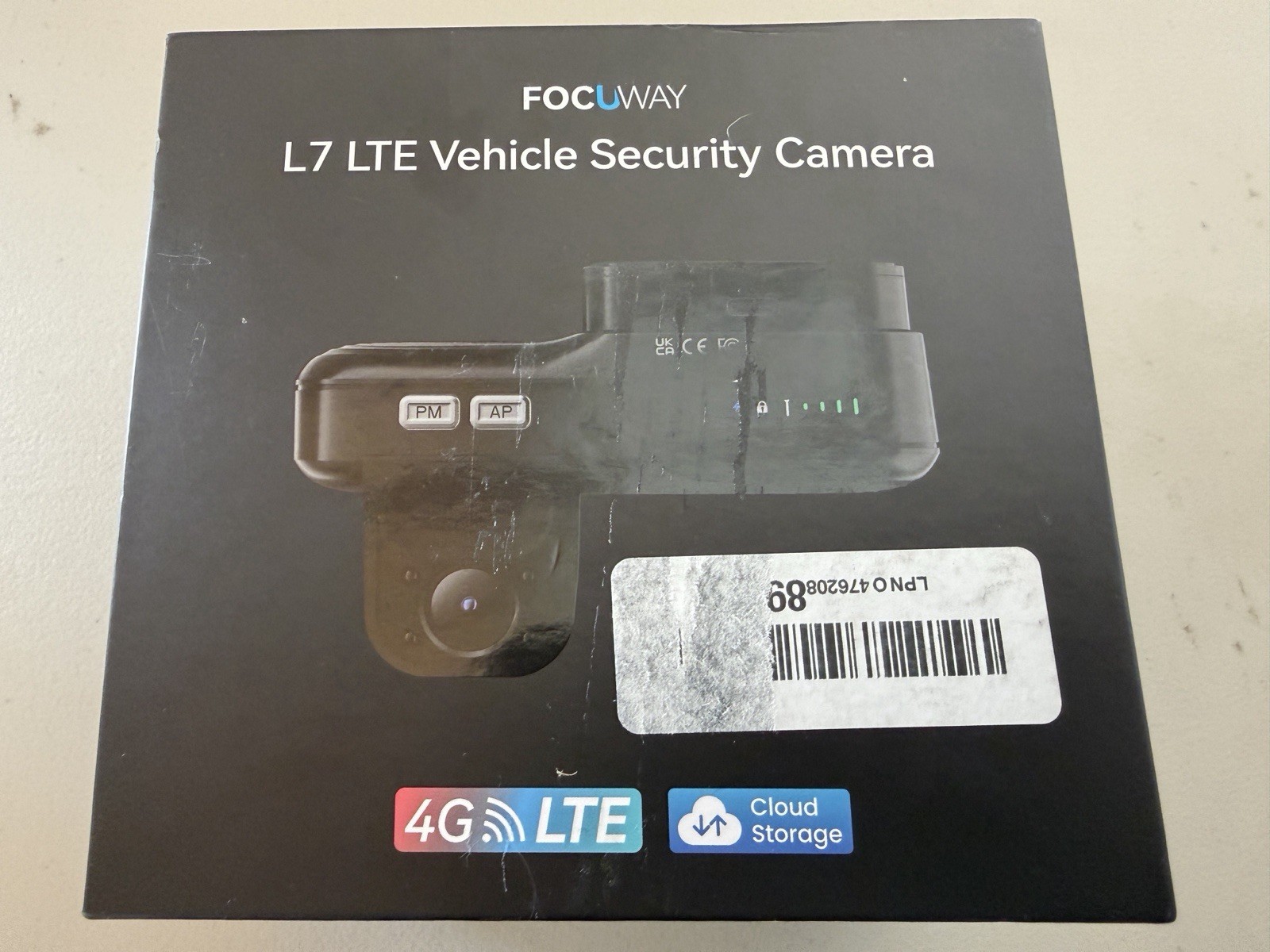 FOCUWAY L7 DUAL Dash Cam Front Inside for Car – 4G LTE Security Cam