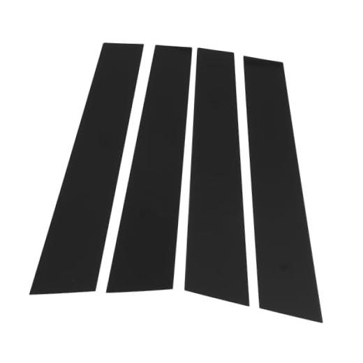 Door Pillar Window Trim Front Rear Left Right Anti Scratch Sticker Pillar