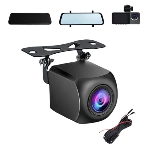 4 Pin Backup Camera for Mirror Dash Cam AHD1080P, 4 Pin to 2.5mm Jack Vehicle