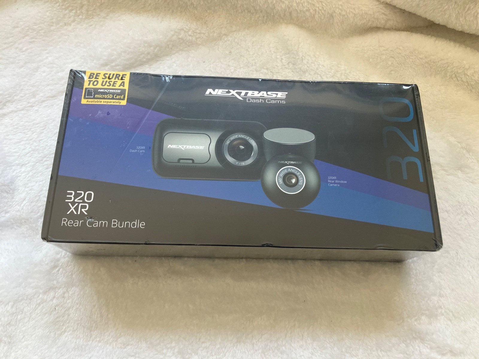 Nextbase 320XR Dash Cam Bundle – Front & Rear Camera 1080p Full HD – NIB