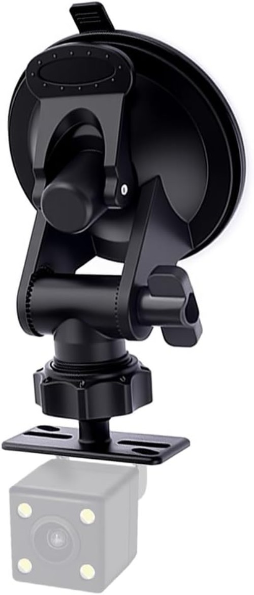 Mini 360° Suction Cup Mount for Dash Cams & Rear Cameras – Sturdy & Easy Install