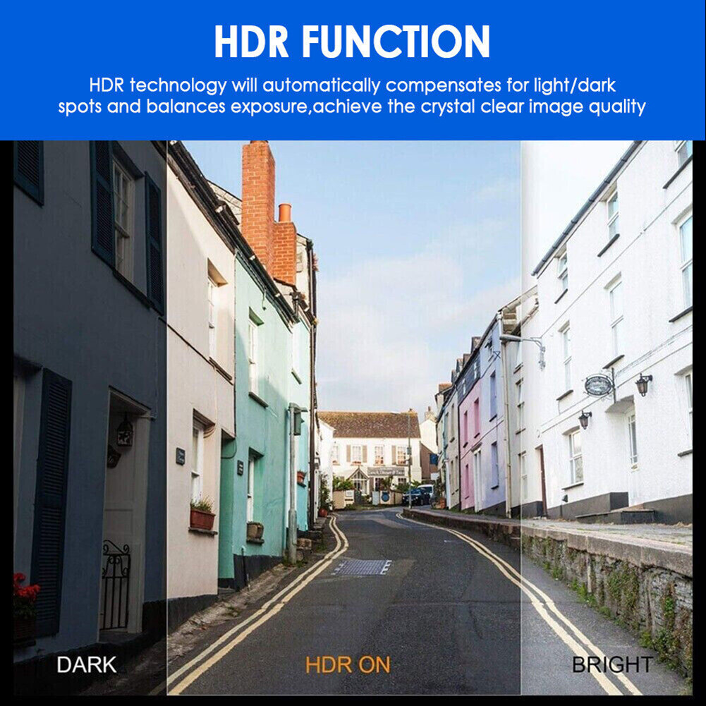 3.16in Dash Cam Night Vision Dual Lens G-Sensor Car DVR Camera Driving Recorder