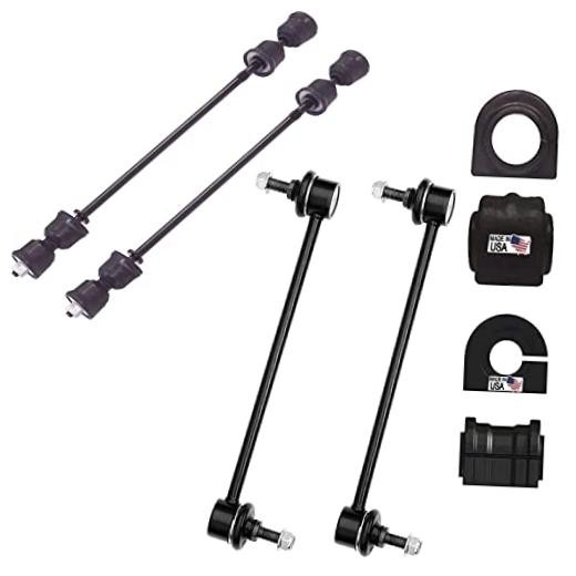 8PC Front/Rear Stabilizer Links + SWAY BAR BUSHINGS GMC Acadia Traverse