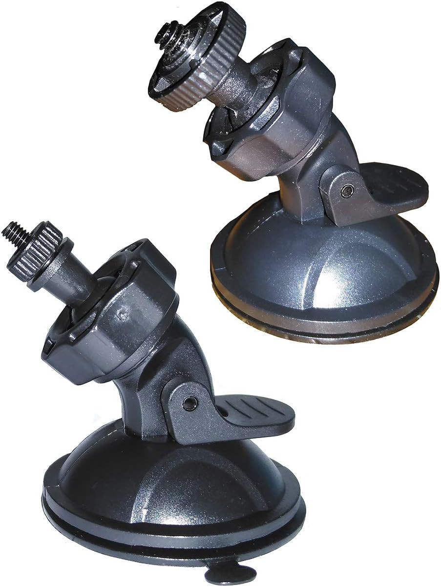 Dash Cam Suction Cup Mount for Oldshark Amuoc Jeemak Chortau Screw-Connect