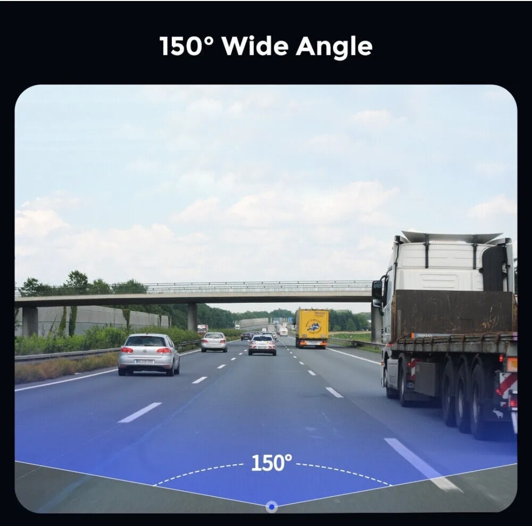 AZDOME M17 WiFi Dash Cam W/64GB Micro SD Card – APP 3inch IPS 1080P FHD DVR