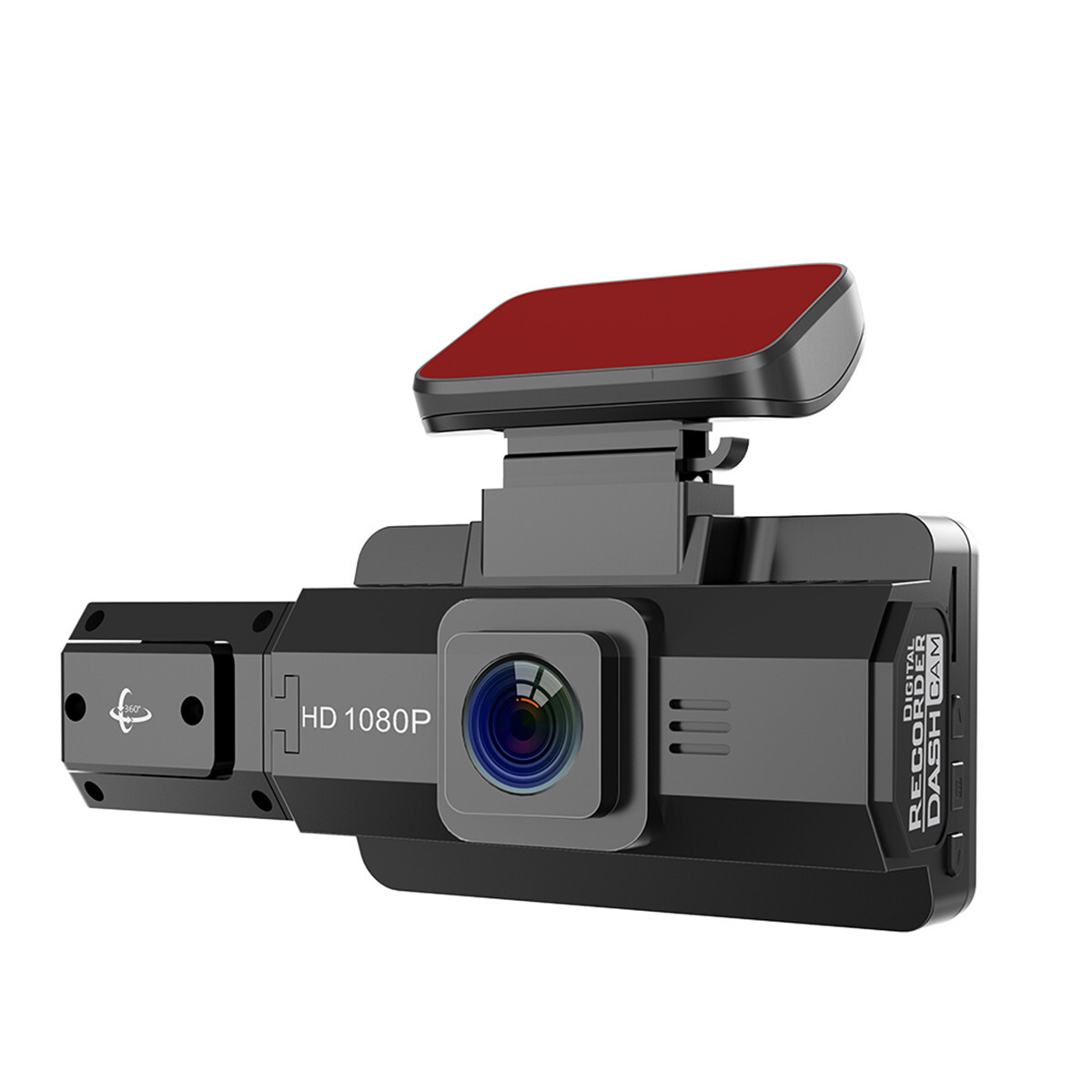 3IN HD 1080P 170° Dash Cam 4 Channel Driving Recorder Car Front+Rear Camera