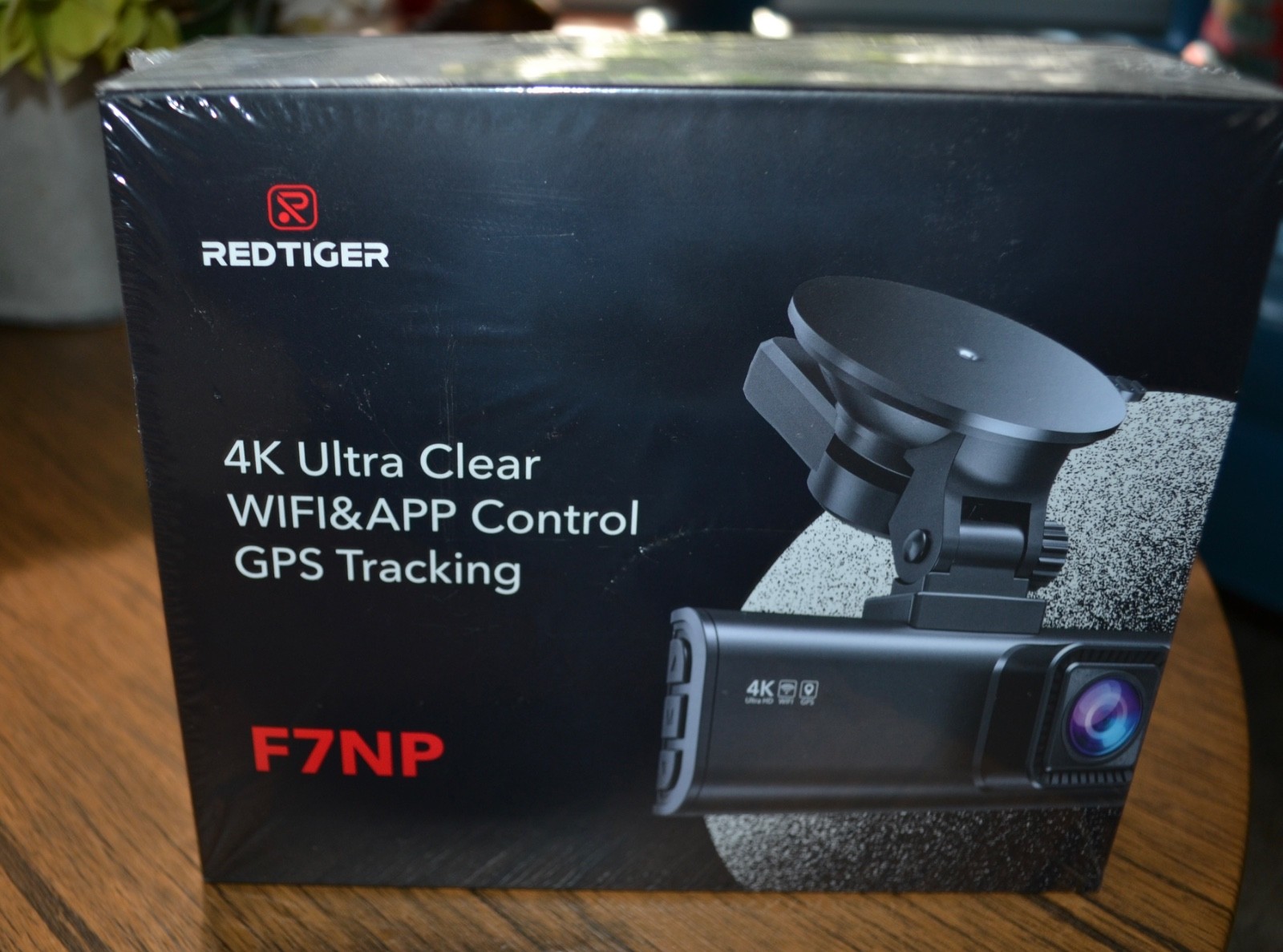 REDTIGER F7NP Dash Camera Front and Rear 4K Dash Cam Built-In WiFi & GPS New