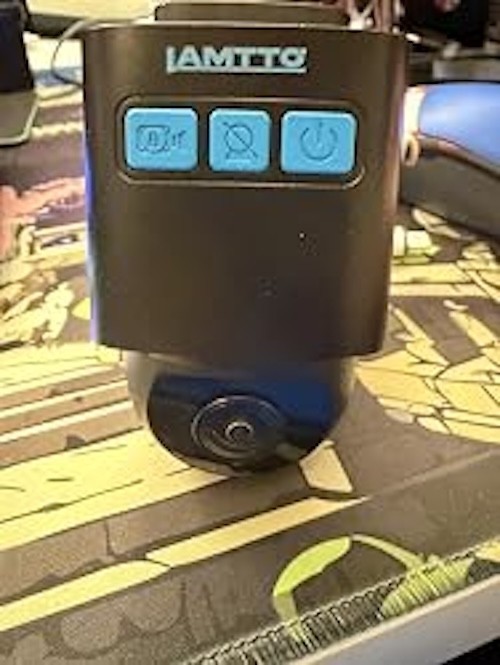 LAMTTO 4G LTE Dual Dash Cam 1080P Front & Inside Remote Live Stream 24/7 Parking