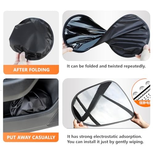 4PCS Car Window Shade, Automobile Sunshade, Car Sun Blocker, Static Suction