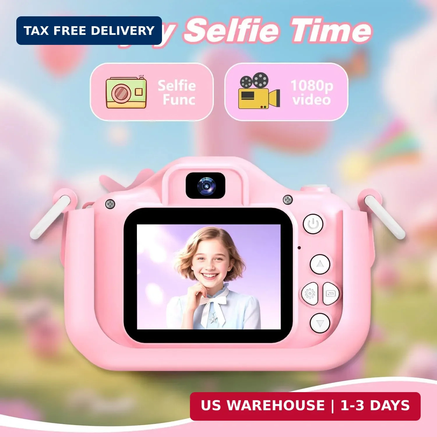 Kids Camera Toys for 3-8 Year Old Girls Boys,Children Digital Video Camcorder Ca