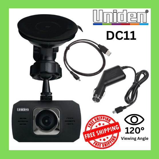 Dash Cam 120° Front View Camera Plug And Play 1080p HD Pro Auto Car Truck Uniden