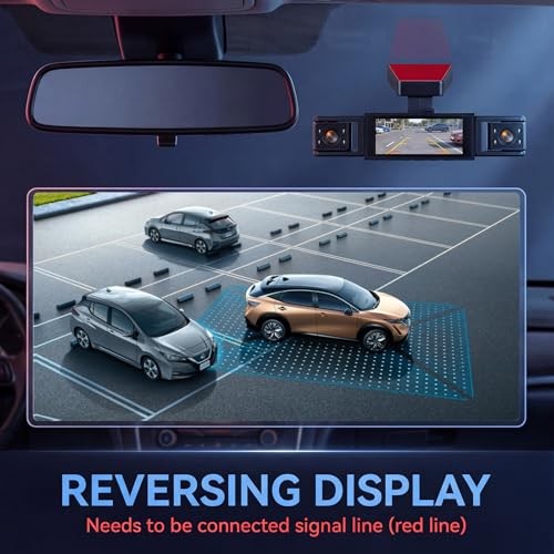 4 Channel 360° Dash Cam Front and Rear Inside Left Right, 3.16 4 Channel 1080P