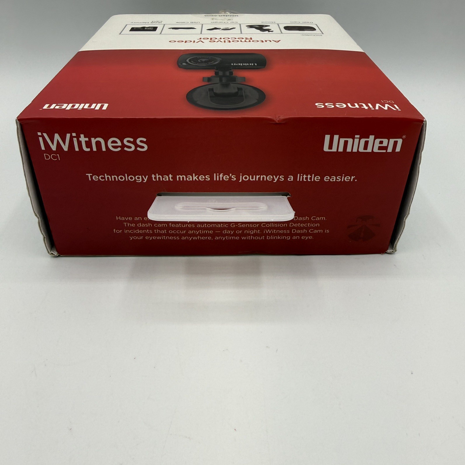 Uniden iWitness DC1 1080p HD Auto Video Recorder W/16GB mcsd New (Open Box)
