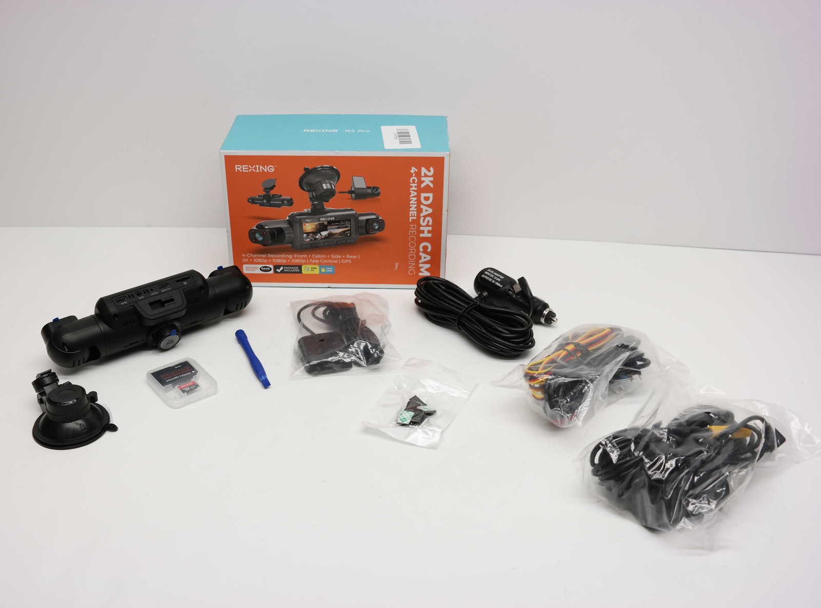 Rexing R4 Pro 2K Front + 1080p 4CH Dash Cam BBY-R4-Pro