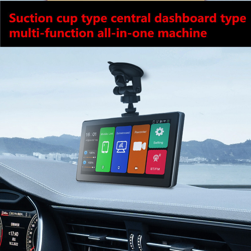 Car DVR Dash Cam Front Rear Dual Cameras Recorder Bluetooth FM AUX Video Player