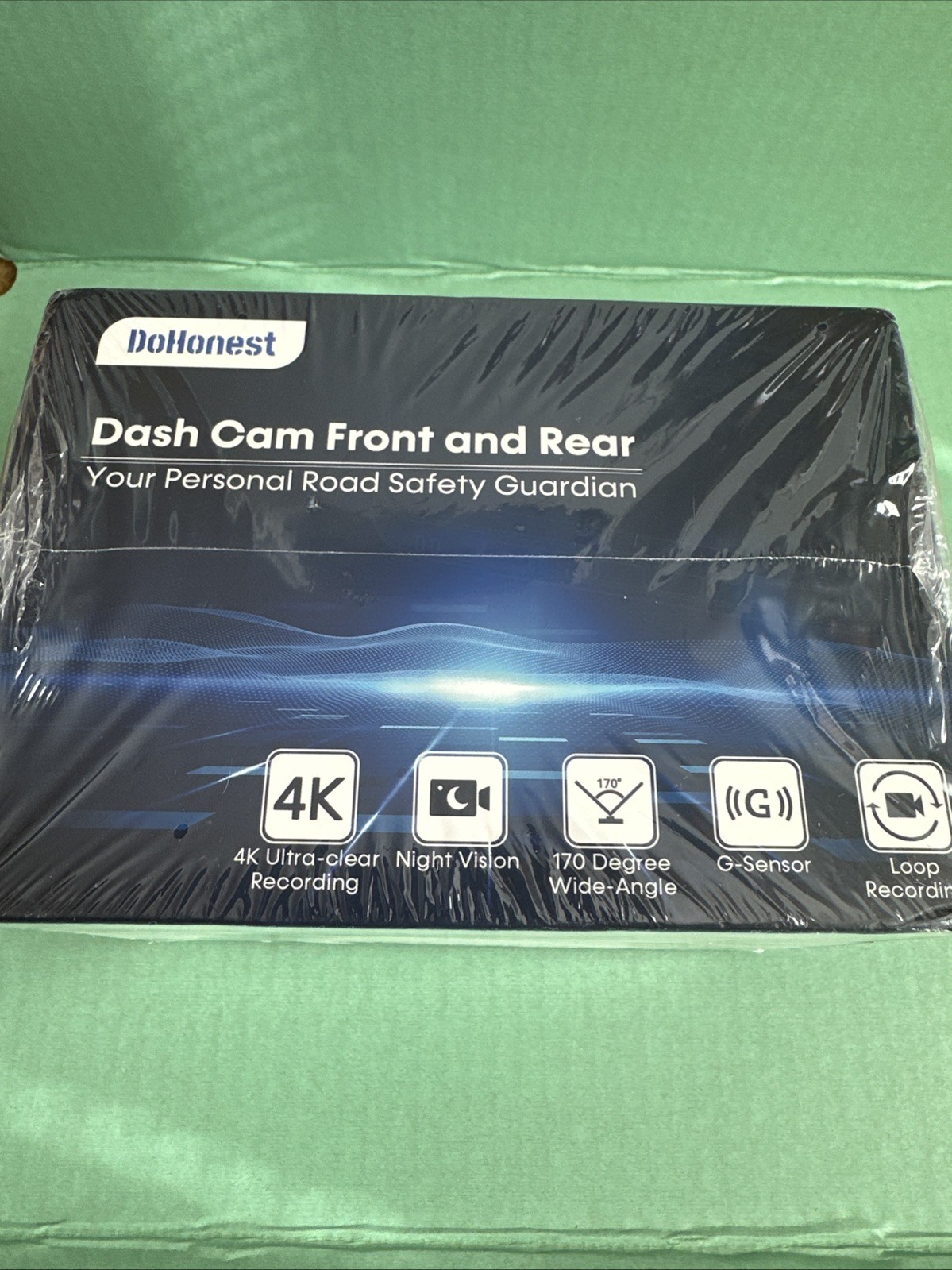 DoHonest ZD72 4K Dash Cam Front & Rear Dual Camera Night Vision Car Video Sealed