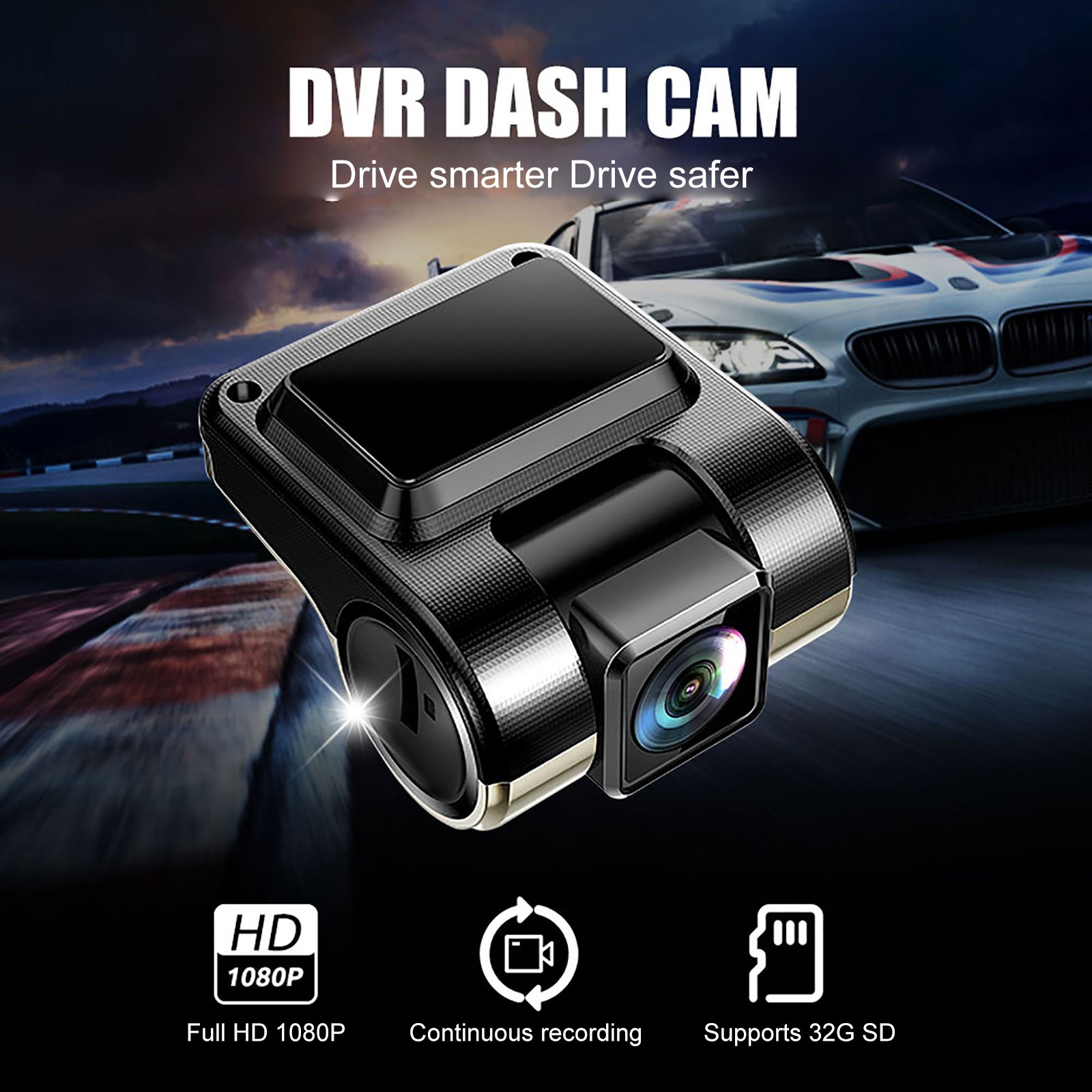 1080P Car DVR Camera Video Recorder G-Sensor Camera Night Vision Dash Cam