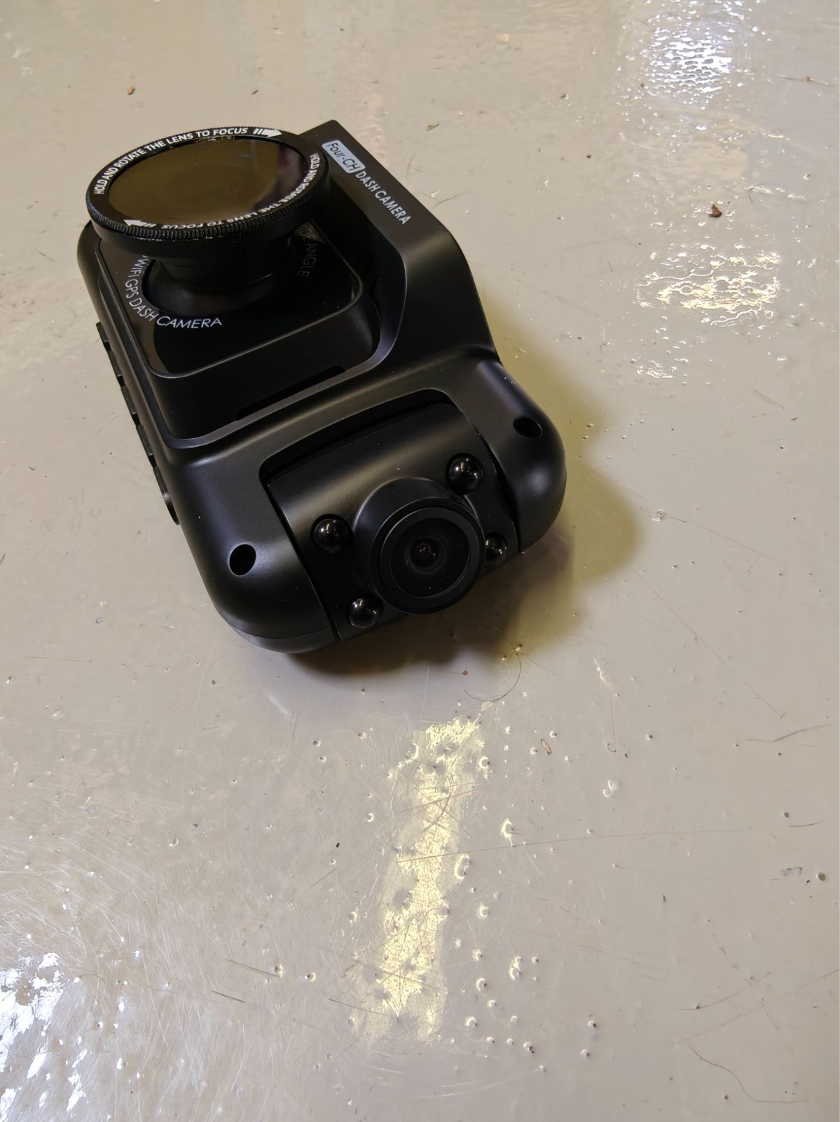Rexing R4 4-Channel Dash Cam – MAIN FRONT CAMERA UNIT ONLY – Works Great! Wi-Fi