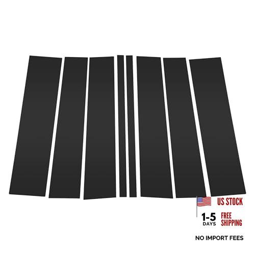 8 Pcs Door Pillar Window Trim for Ford Flex 2009-2015 Front Rear Left Right