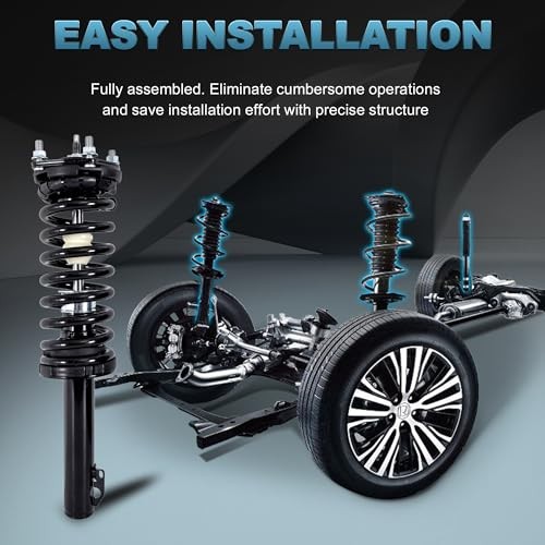 Front and Rear Struts Complete Assembly Compatible for 2004-2011 Chevy Malibu