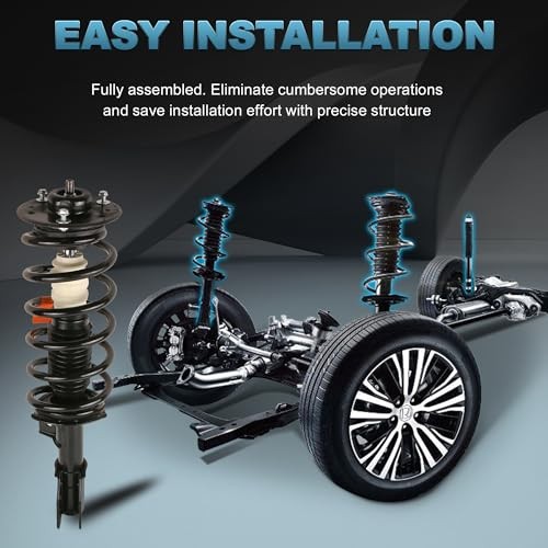 172209 172210 Front + Rear Struts Shock Assembly Compatible with 2005 2006