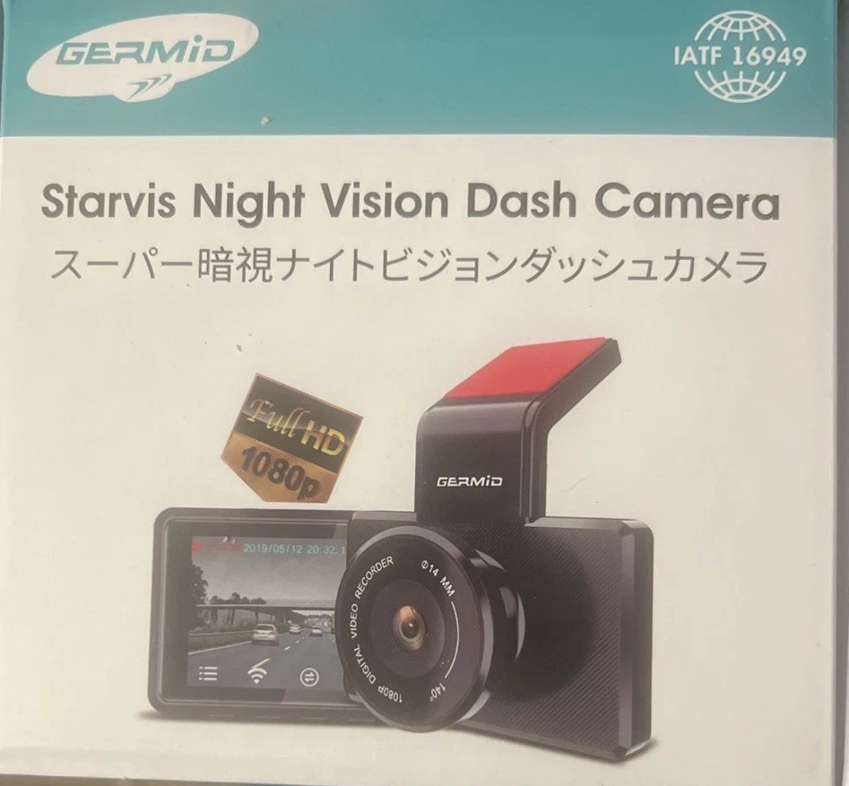 New Sealed Germid Starvis Night vision dash camera
