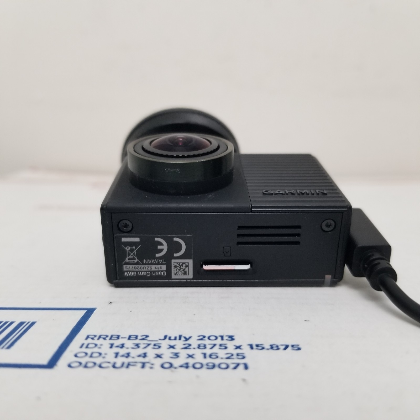 Garmin Dash Cam 66W with Cord SD Card Car Mount Cord Camera Tested Working