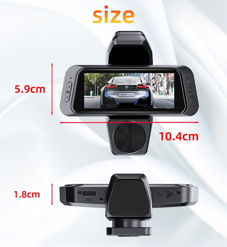 HD 1080P Wifi Dash Cam Car DVR Front Interior Rear Camera Night Vision G-sensor