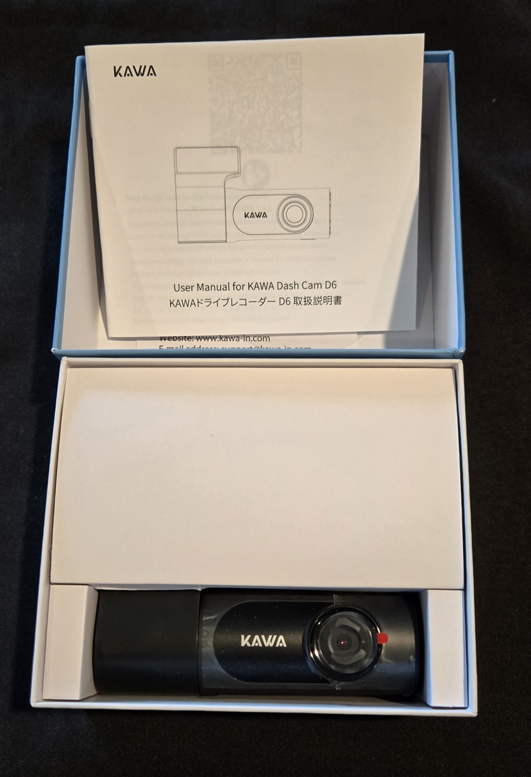 KAWA 2K Dash Cam Front 1440P, Voice Control, WiFi & APP, WDR/LDC, G-sensor, /x