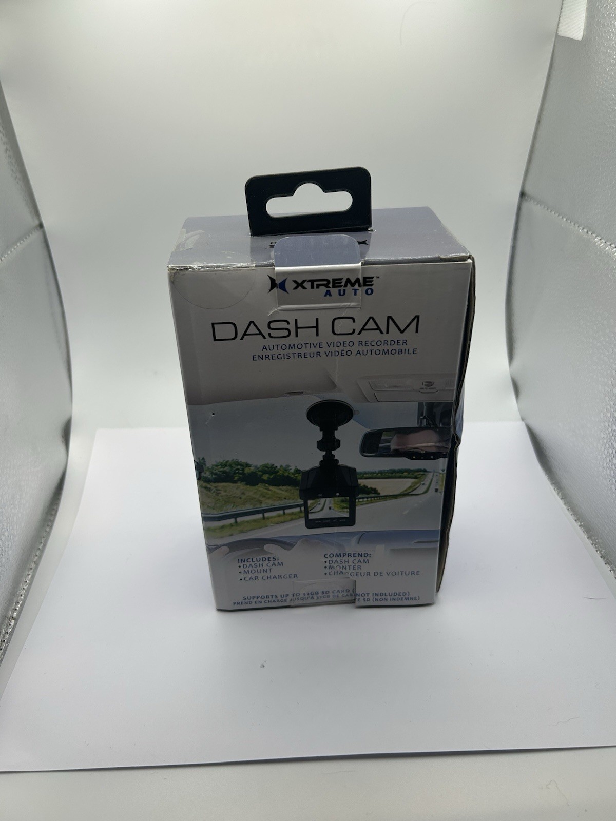 Extreme Auto Color Dash Cam #XDC6-1002-BLK Mount USB Cable & Car Charger