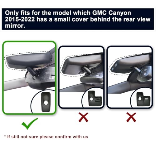 Front 4K & Rear 1080p Dash Cam for GMC Canyon Model A Front 4k & Rear 1080p