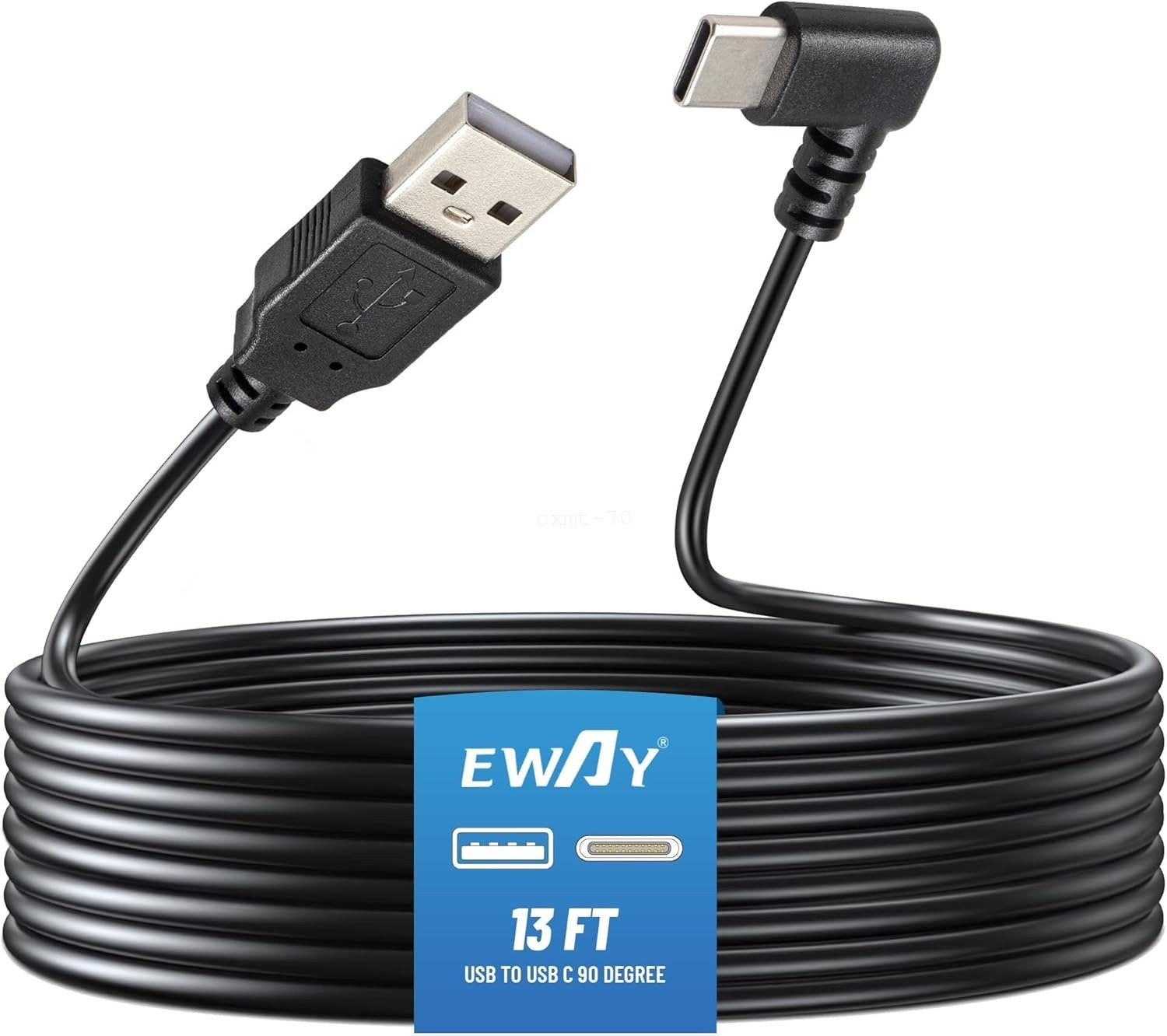 USB Type C Dash Cam Power Cord Replacement Cable for Front Rear Mirror Dashcam