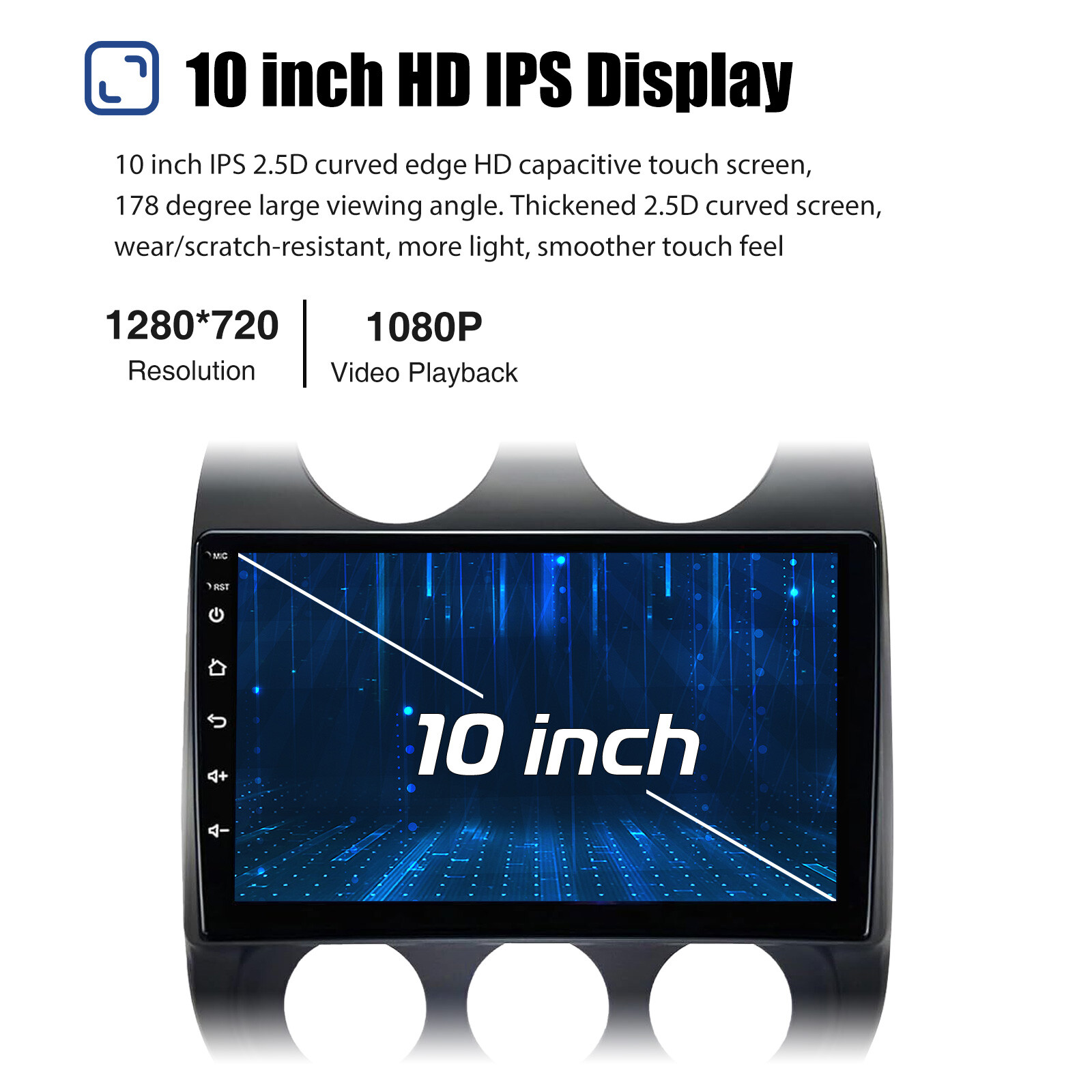 Android 13 Car Stereo Carplay Radio GPS For Honda Civic 2006-2011 2+32G WiFi AHD