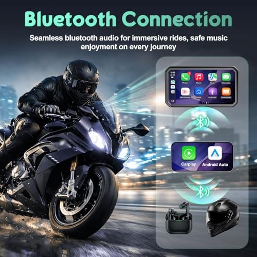 LBW 6in Motorcycle Carplay BMW Wonder Wheel Waterproof