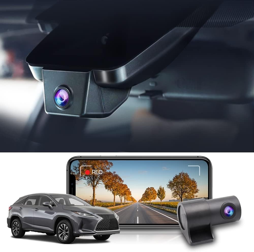 FITCAMX 4K Dual Dash Cam for Lexus RX 2016-2022 OEM Style