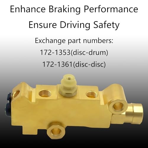 PV2 Brake Proportioning Valve Disc/Drum, Disc Front Drum Rear Brake, Lezhey
