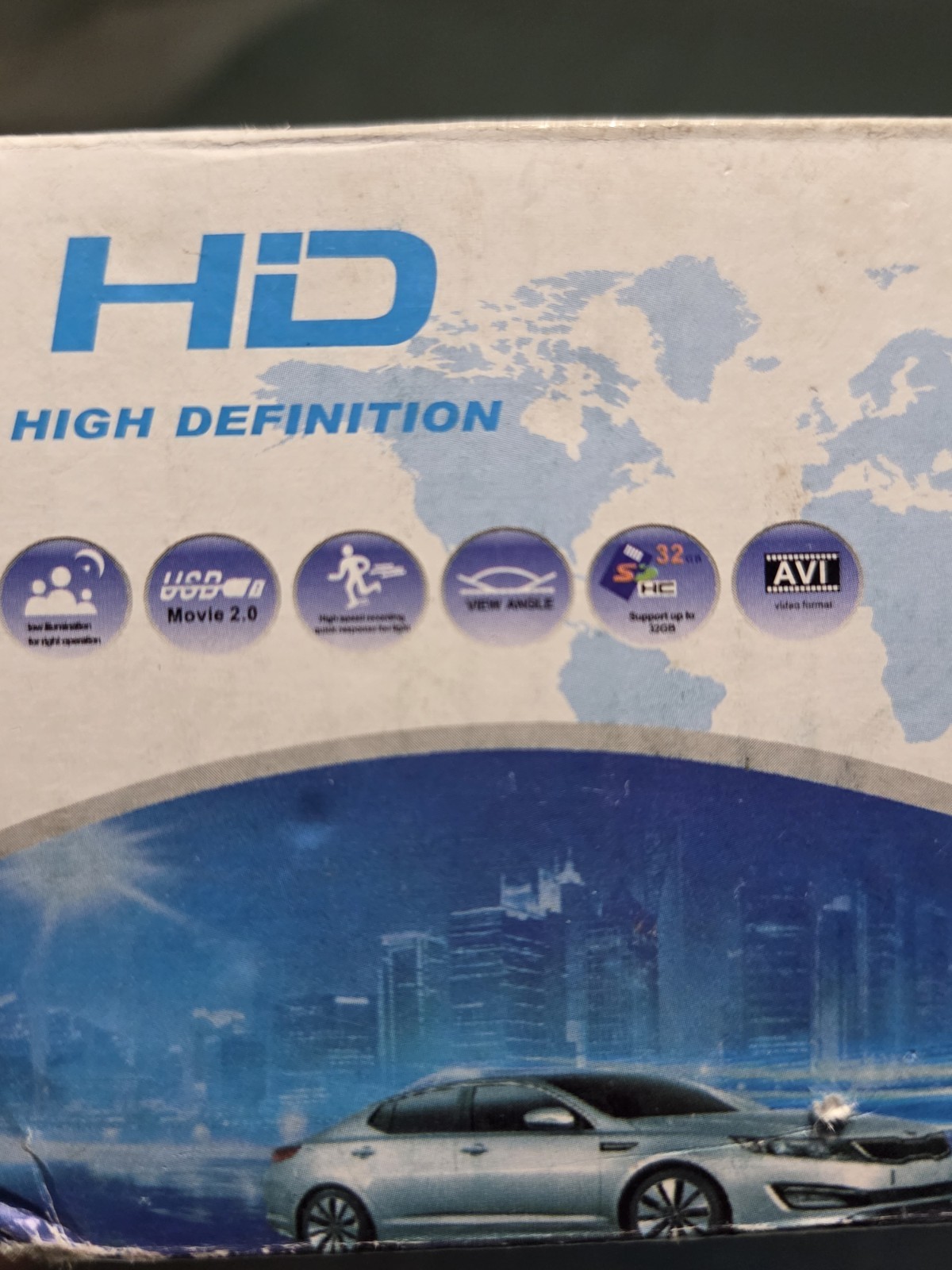 HD High Definition Vehicle Black Box DVR Dash Camera Open Box Never Used Cam