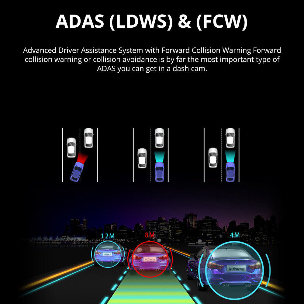 AZDOME Full HD 1080P Dash Cam WIFI ADAS Car DVR Camera APP Control Night Vision